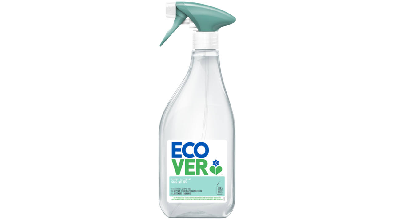 Glasreiniger Ecover groene thee & grapefruit spray 500ml