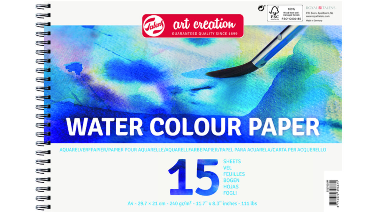 Aquarelverfpapier Talens Art Creation A4 15 vel 240gr