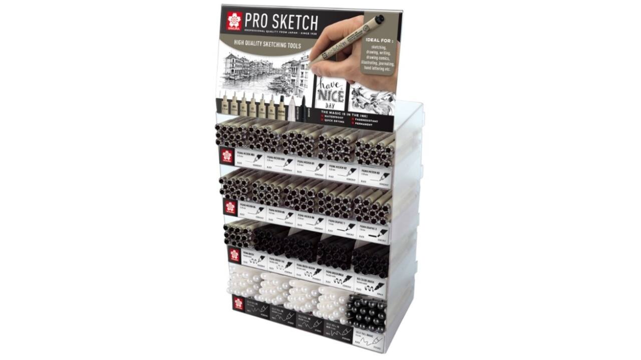 Display Sakura Pro Sketch 240 pennen