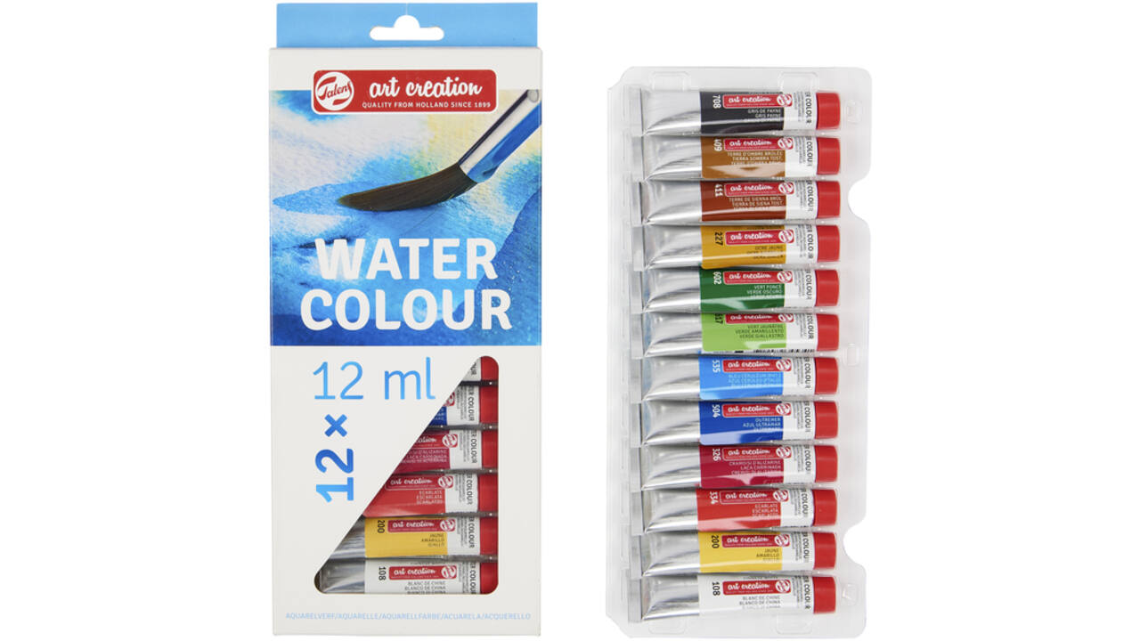 Talens Art Creation aquarel set 12 tubes 12 ml