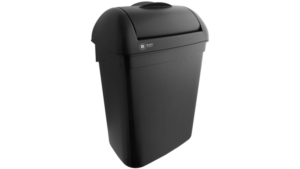 Afvalbak BlackSatino hygienebox 8L zwart 332170
