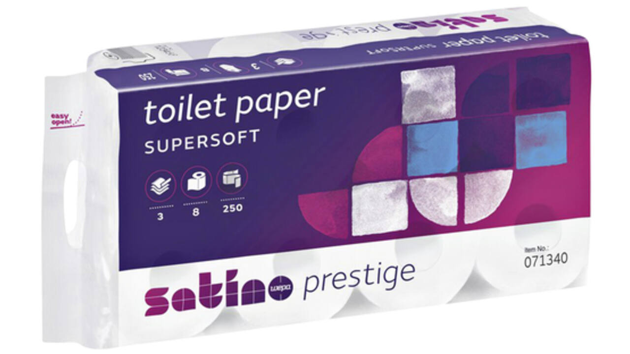 Toiletpapier Satino Prestige 3-laags 250vel wit 071340