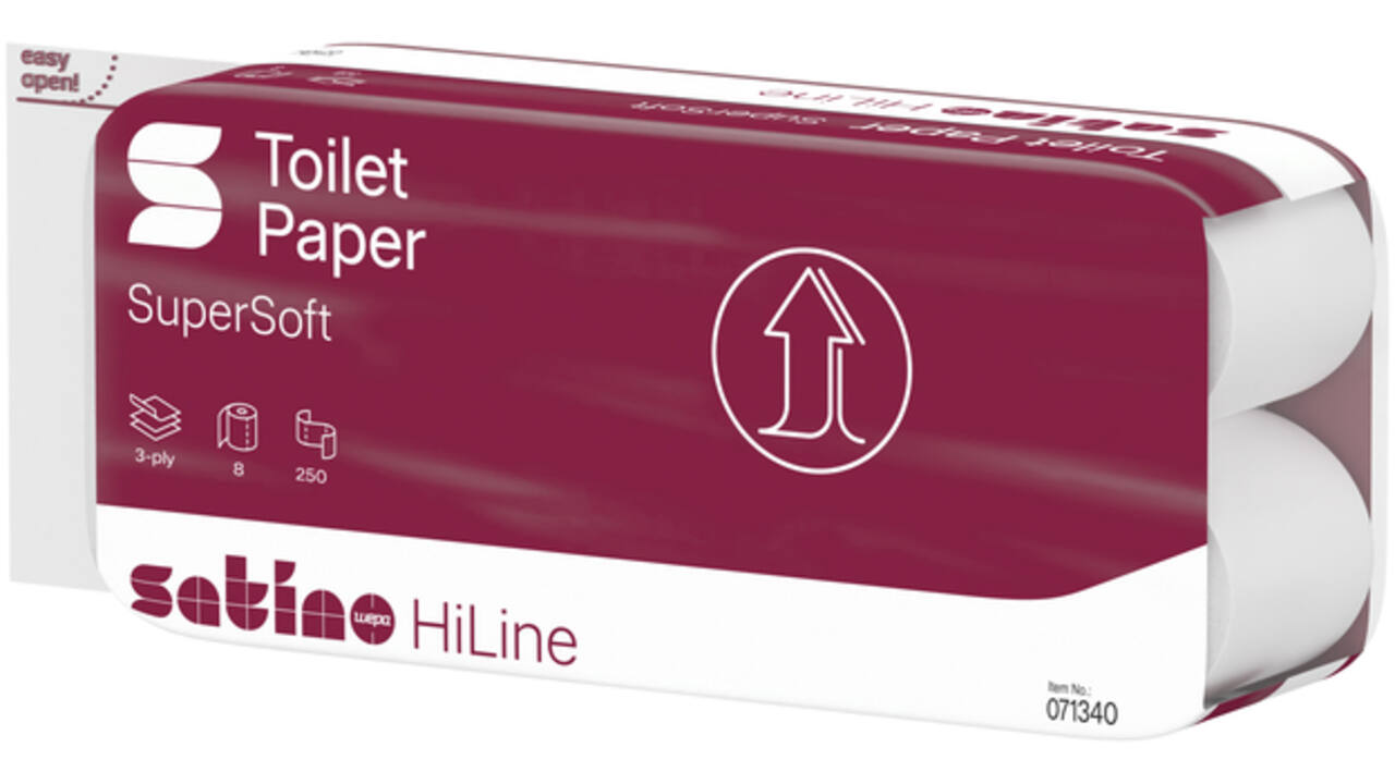 Toiletpapier Satino Prestige 3-laags 250vel wit 071340