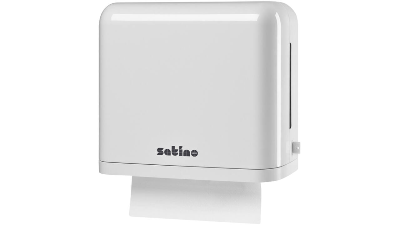Handdoekdispenser Satino PT3 klein wit 331020
