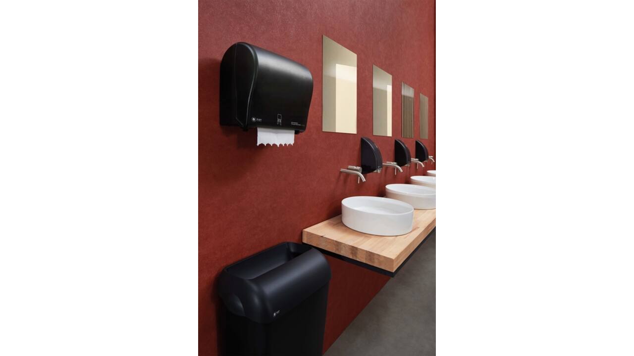 Afvalbak BlackSatino 23L zwart 331830