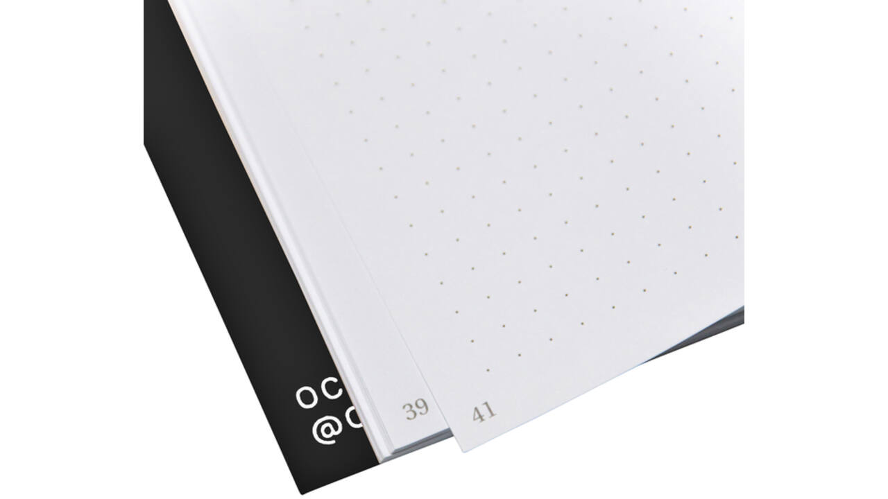 Notitieboek Octàgon Hurt A5 135x200mm dots zwart