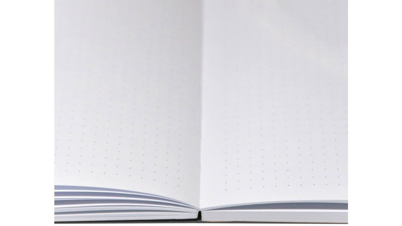 Notitieboek Octàgon Hurt A5 135x200mm dots zwart