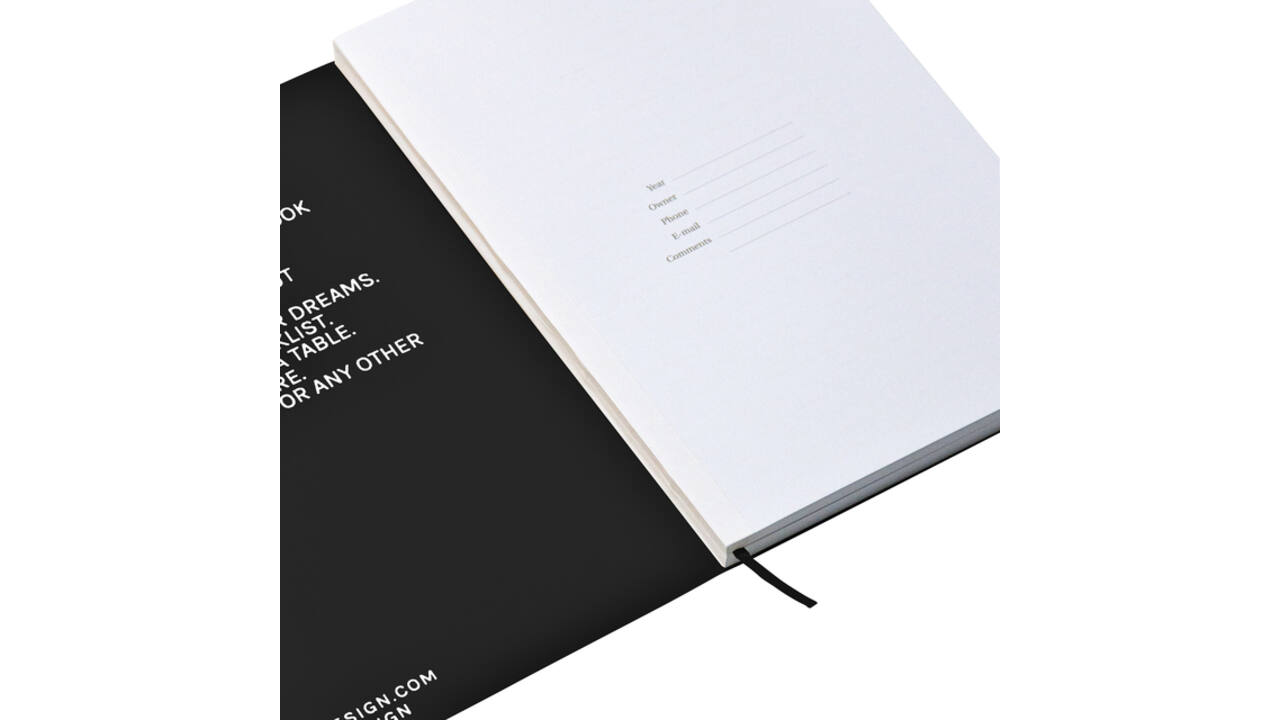 Notitieboek Octàgon Hurt A5 135x200mm dots zwart