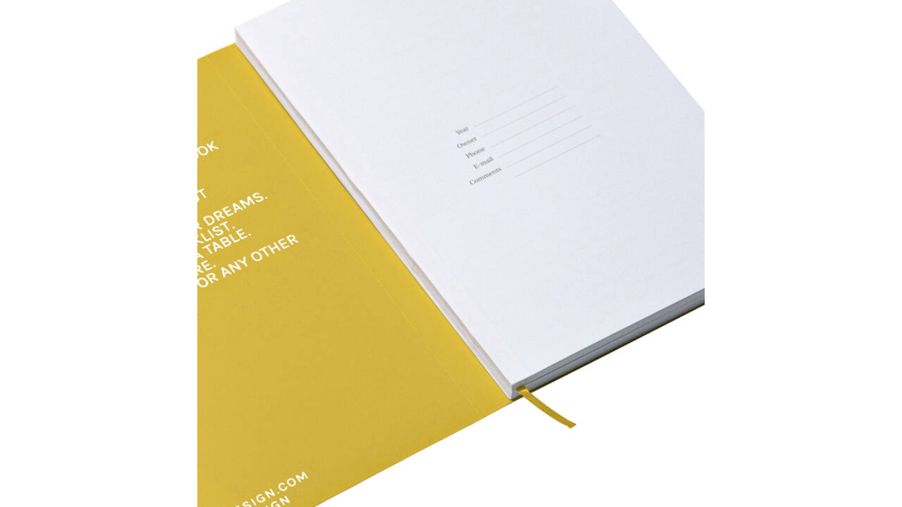 Notitieboek Octàgon FUN A5 135x200mm dots geel
