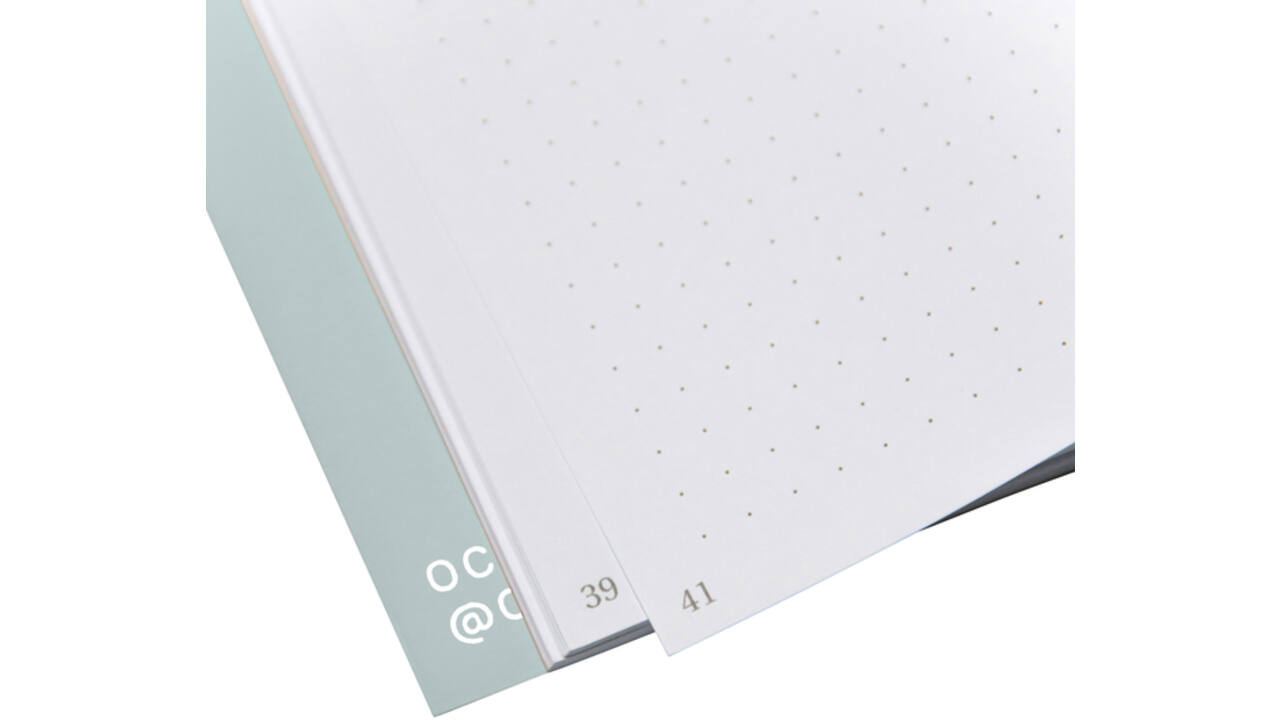 Notitieboek Octàgon CALM A5 135x200mm dots lichtblauw