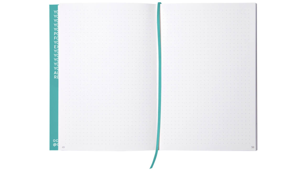 Notitieboek Octàgon DOUBTS A5 135x200mm dots blauw