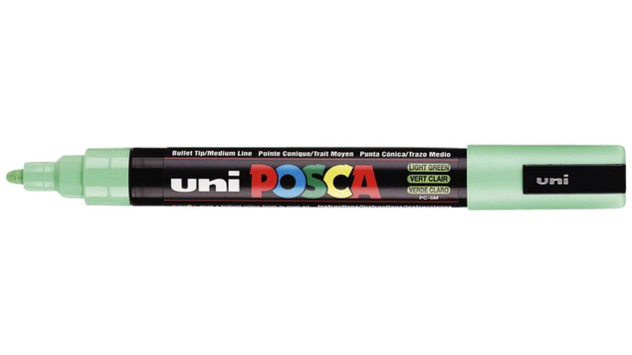 Verfstift Posca PC5M medium lichtgroen