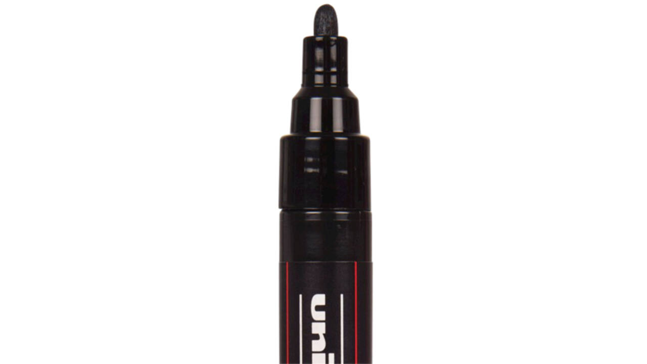 Verfstift Posca PC5M medium cacao bruin