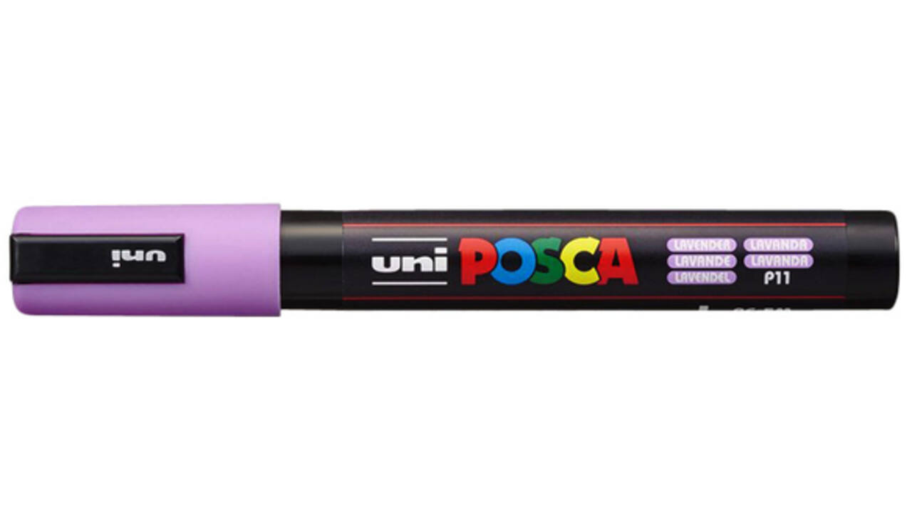 Verfstift Posca PC5M medium lavendel