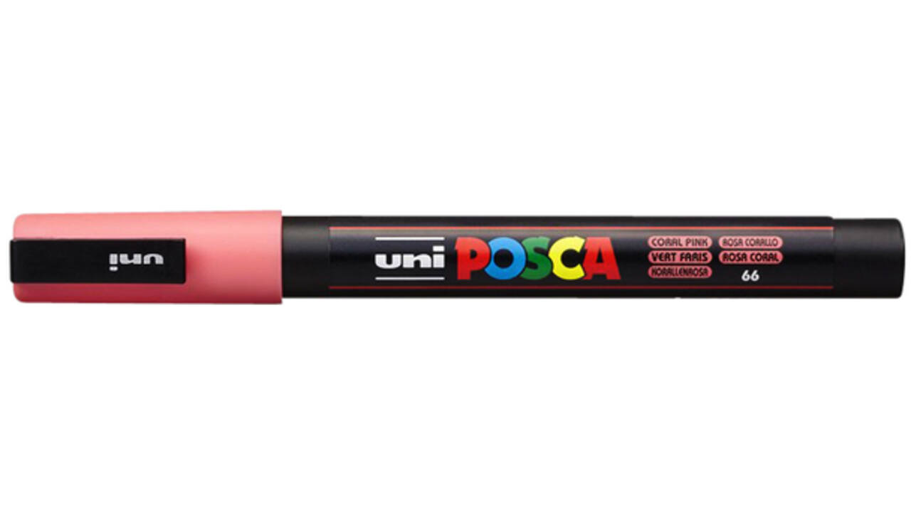 Verfstift Posca PC3M fijn koraal