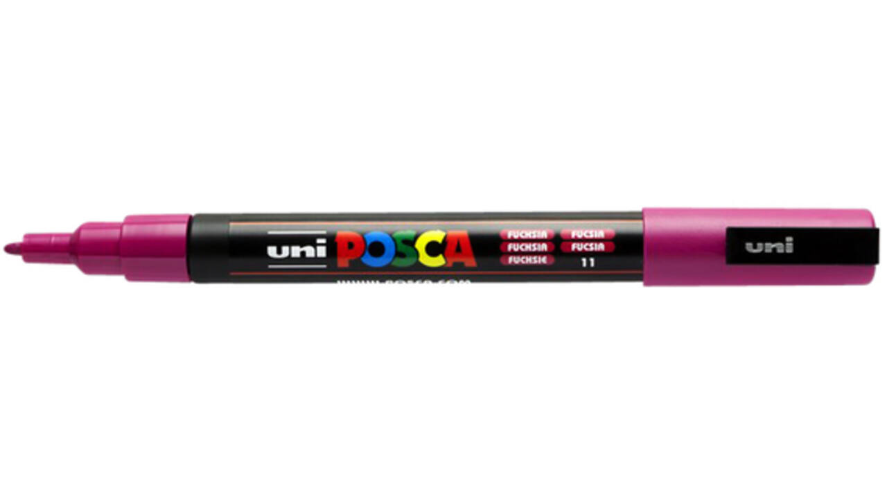 Verfstift Posca PC3M fijn fuchsia