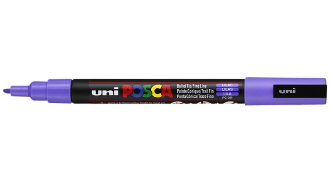 Verfstift Posca PC3M fijn violet
