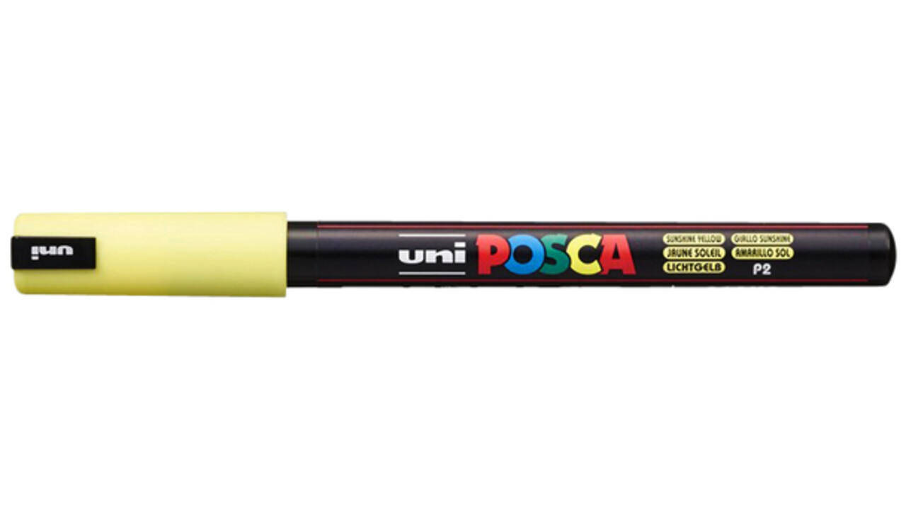 Verfstift Posca PC1MR extra fijn zonnegeel
