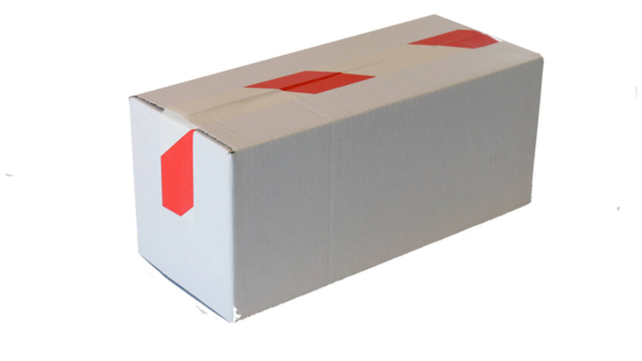 Waarschuwingstape IEZZY 50mmx66m rood/wit