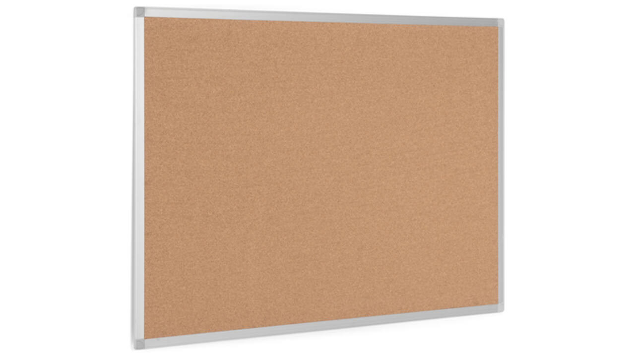 Prikbord Quantore 90x60cm kurk