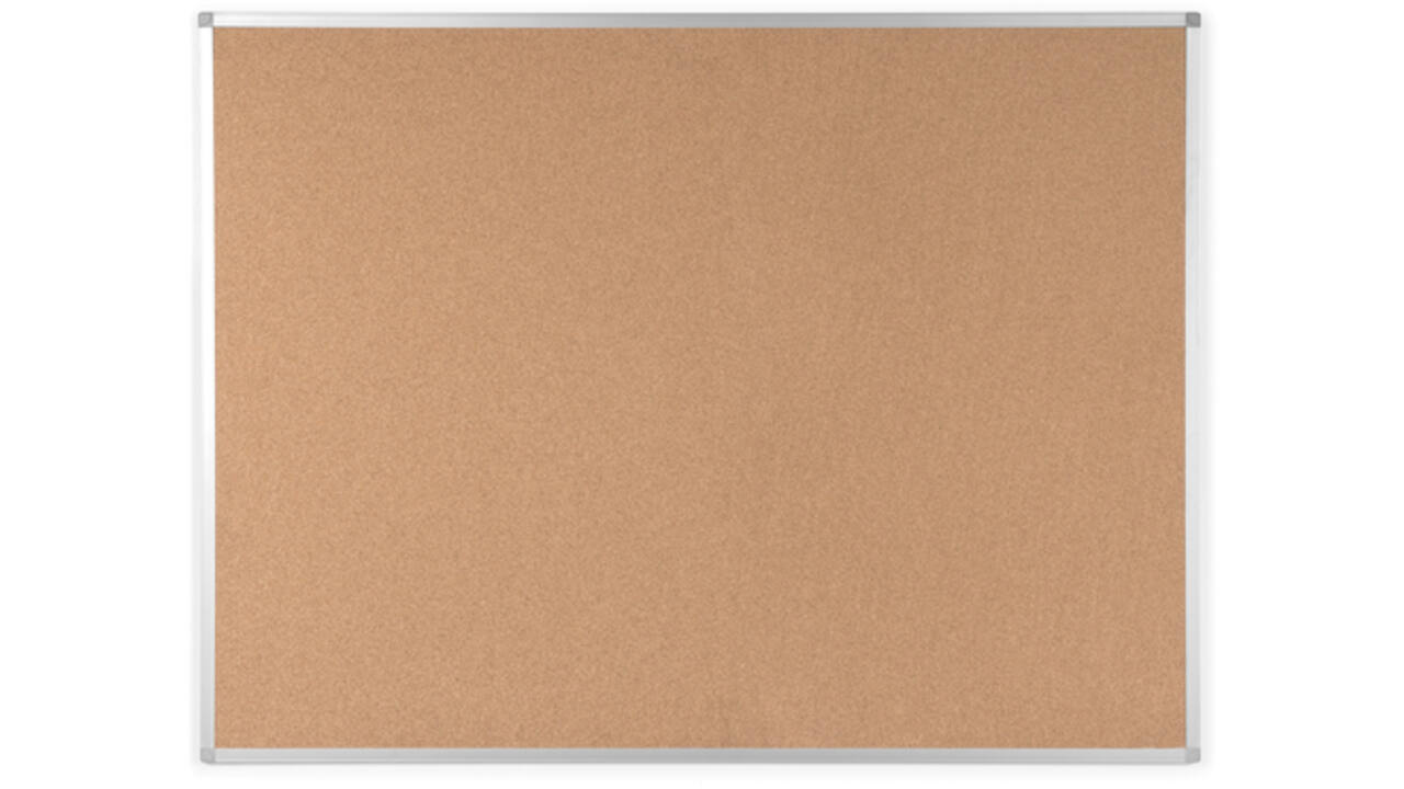 Prikbord Quantore 120x90cm kurk