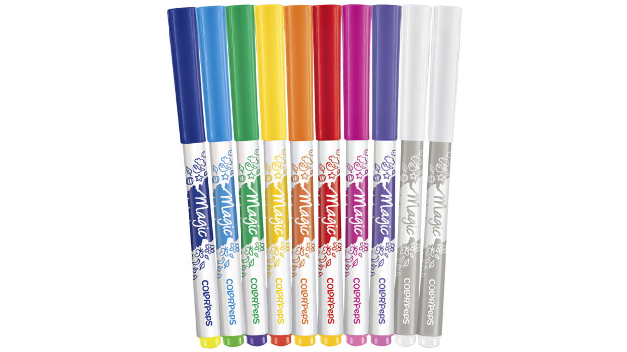 Viltstift Maped Color'Peps Magic set á 10 kleuren