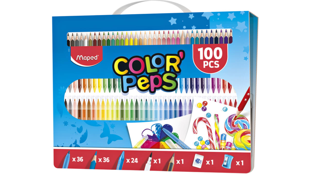Tekenset Maped Color'Peps 100delig