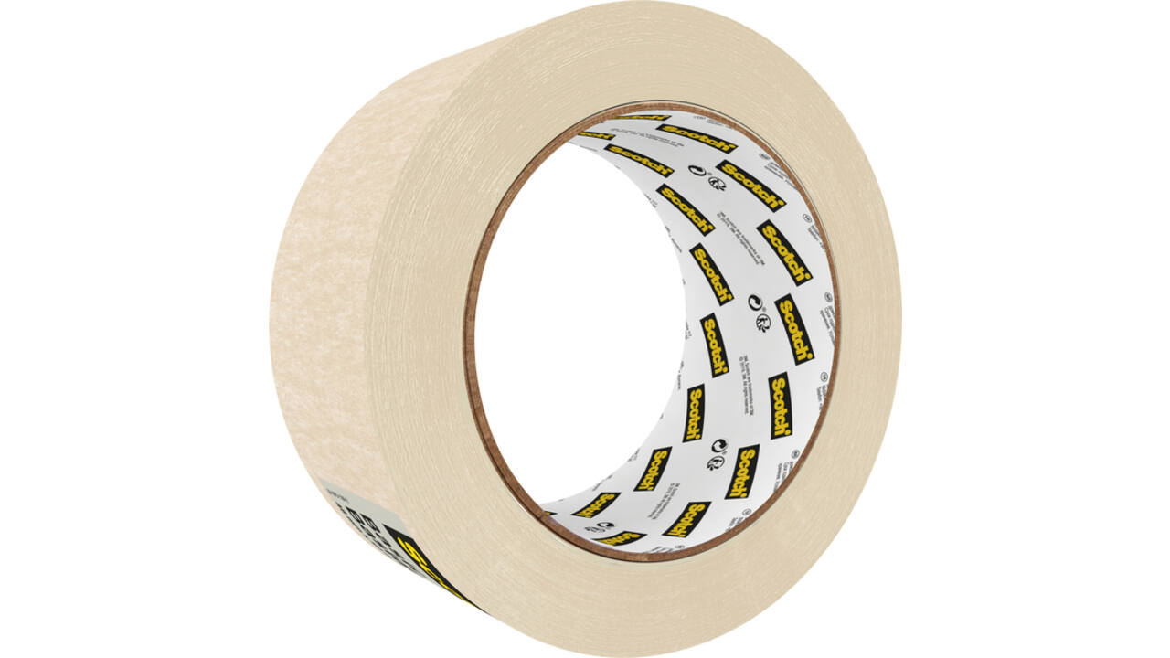 Afplaktape Scotch Basic 48mmx50m beige