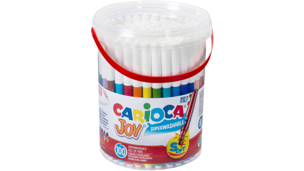 Viltstiften Carioca Joy pot à 100 stuks