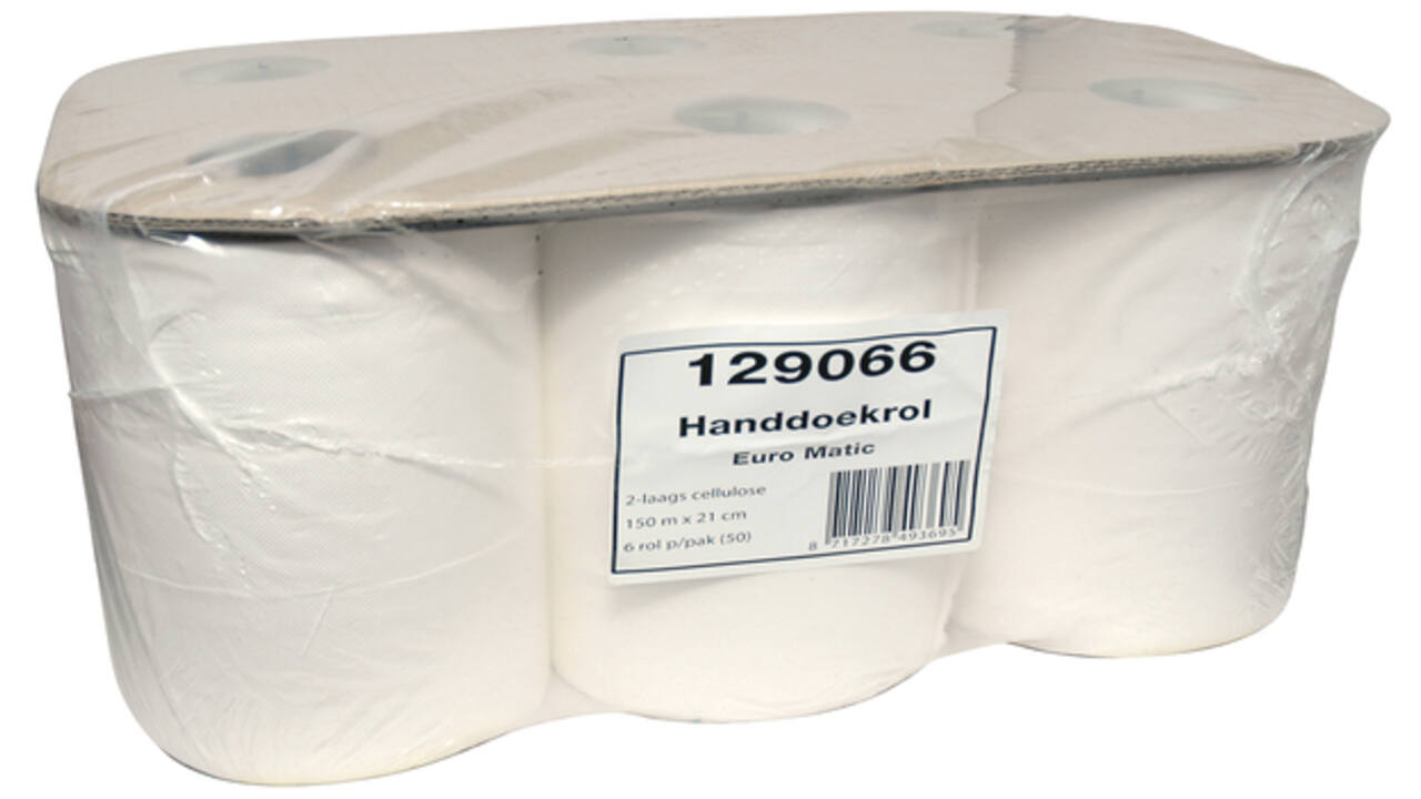 Handdoekrol Matic 2l 150m wit