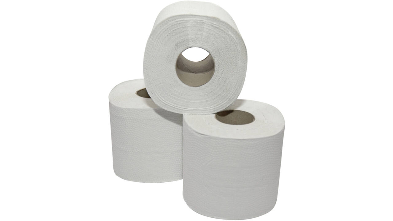 Toiletpapier 2laags recycled 400vel wit