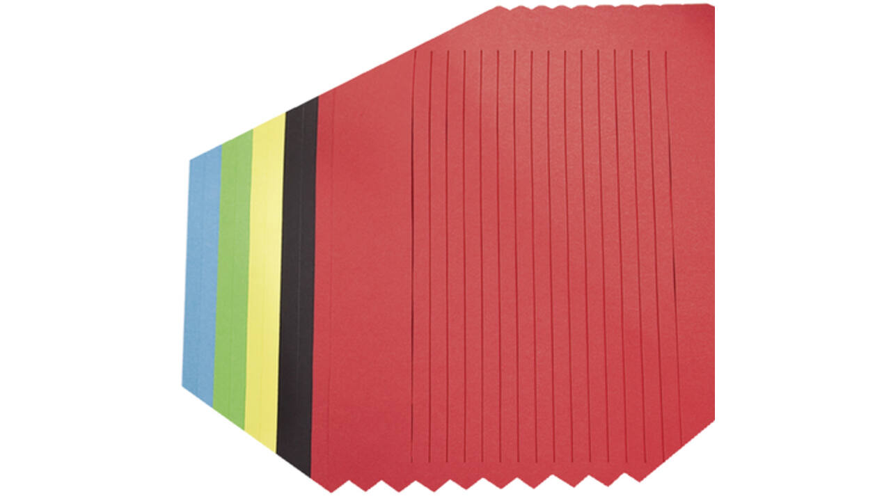 Vlechtpapier Folia 130gr 35x50cm 10 vel assorti kleuren