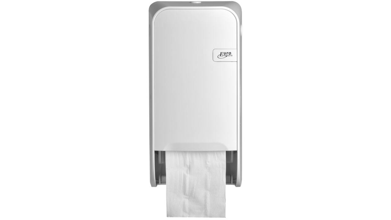 Toiletpapierdispenser QuartzLine Q1 doprol duo wit 441001