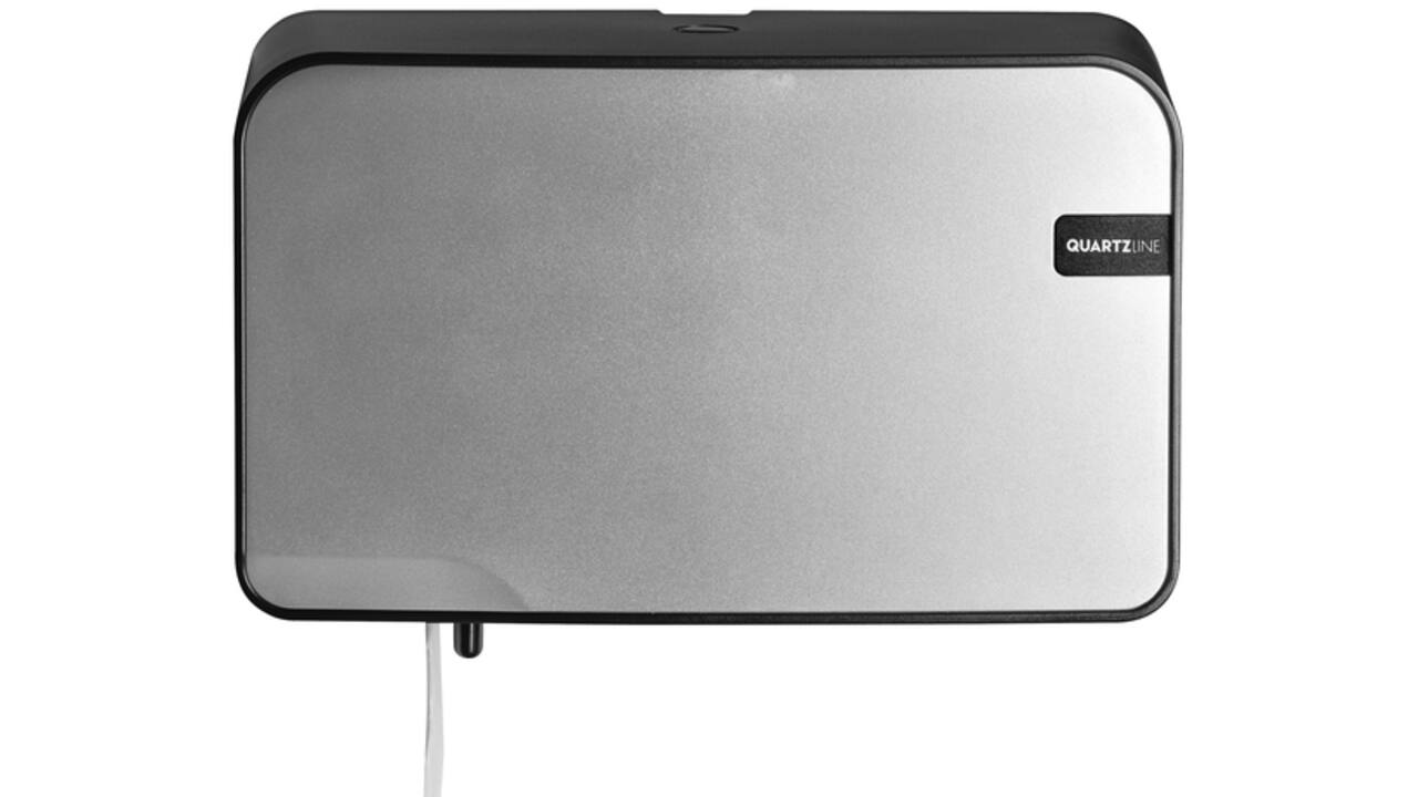 Toiletpapierdispenser QuartzLine Q2 duo zilver 441092