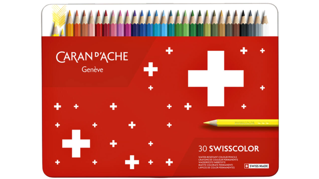 Kleurpotloden Caran d'Ache Swisscolor 30stuks ass