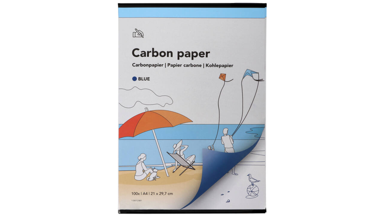 Carbonpapier Qbasic A4 21x29,7cm 100x blauw