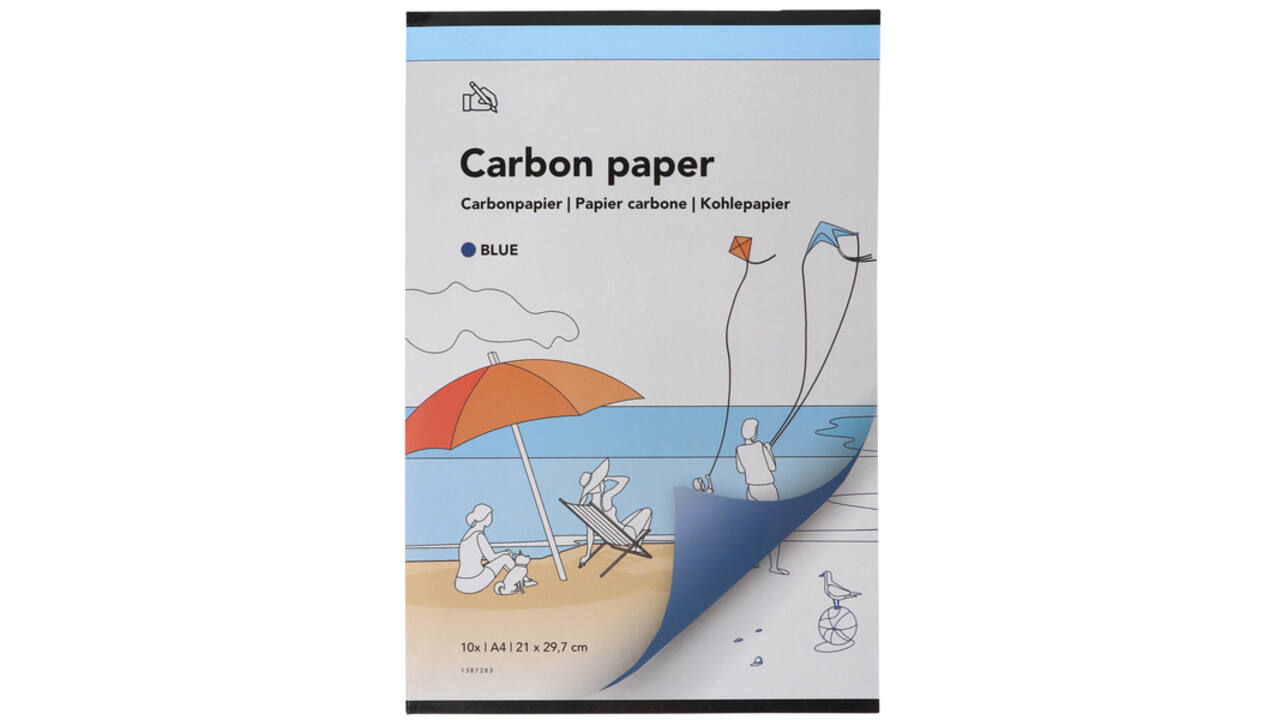 Carbonpapier Qbasic A4 21x29,7cm 10x blauw