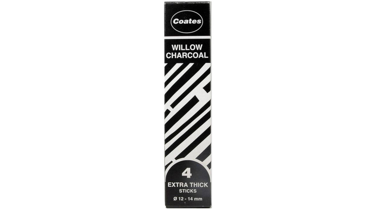 Houtskool Coates 12-14mm doos à 4 stuks