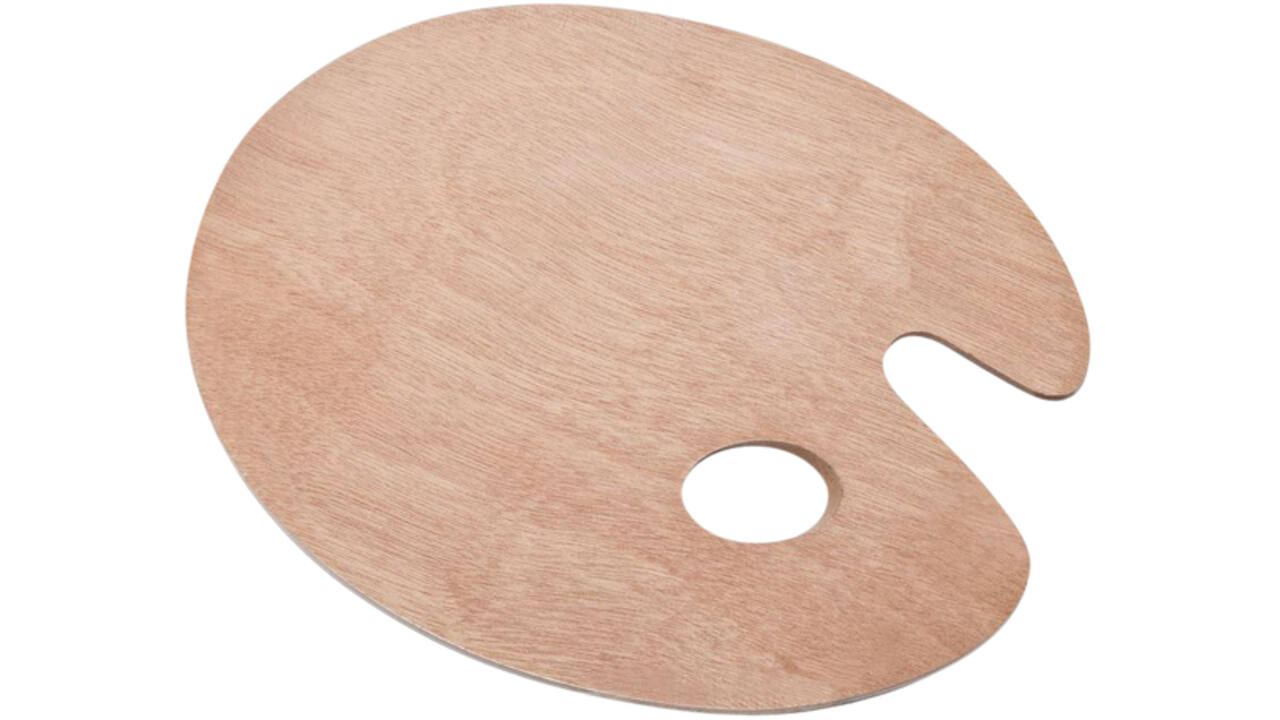 Palet Conda ovaal 20 x 30 cm 5mm berkenhout