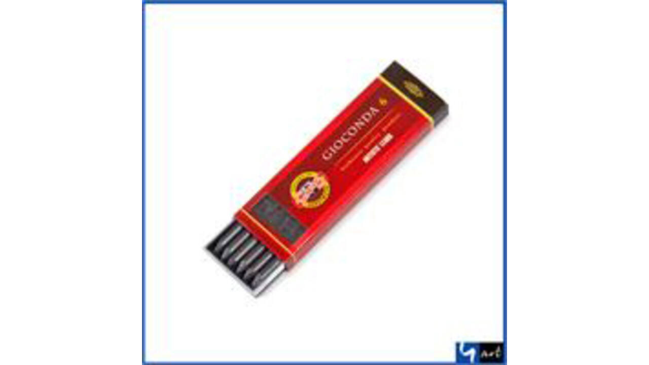 Grafietstift Koh-I-Noor gioconda 4865 6B 5,6mm 6 stuks