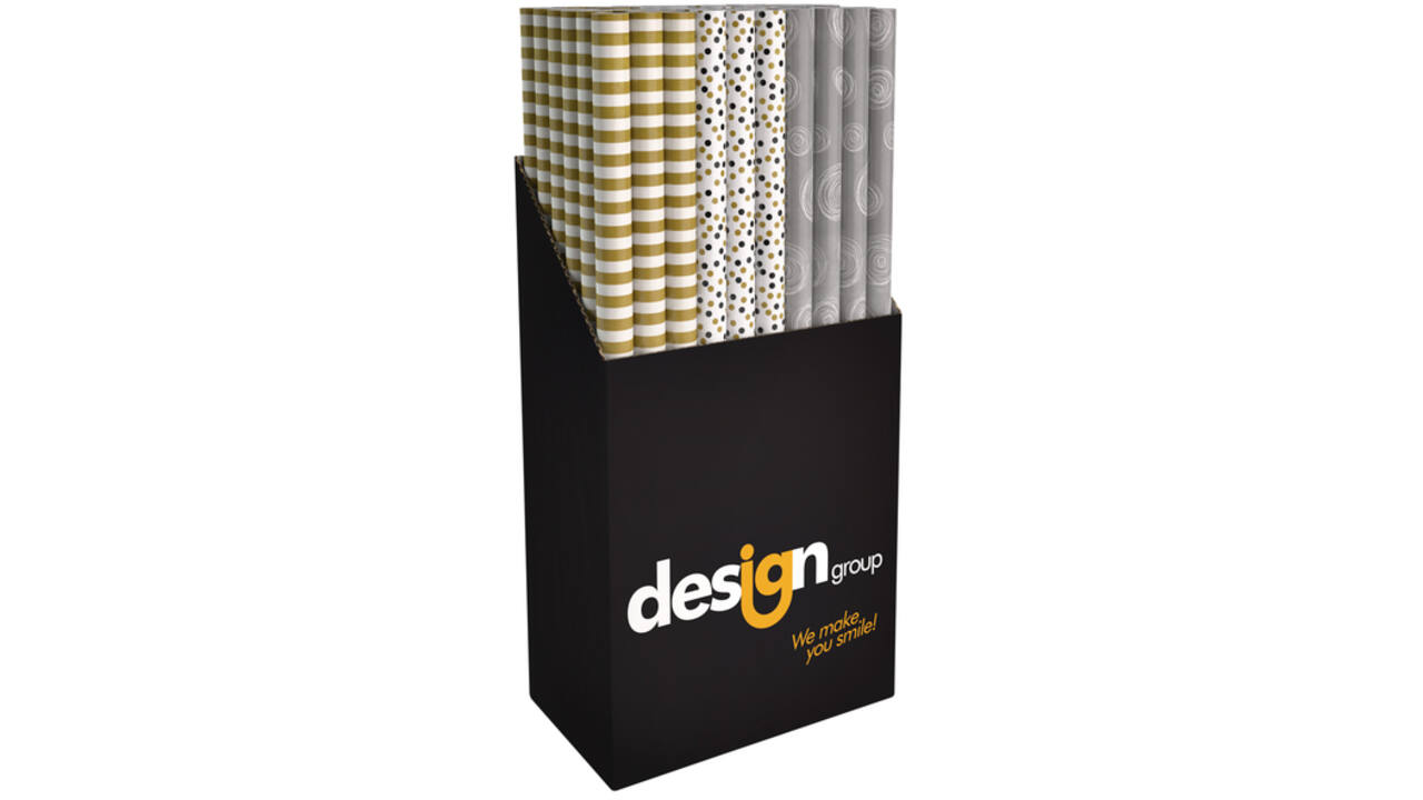 Inpakpapier Design Group party chique 200x70cm assorti