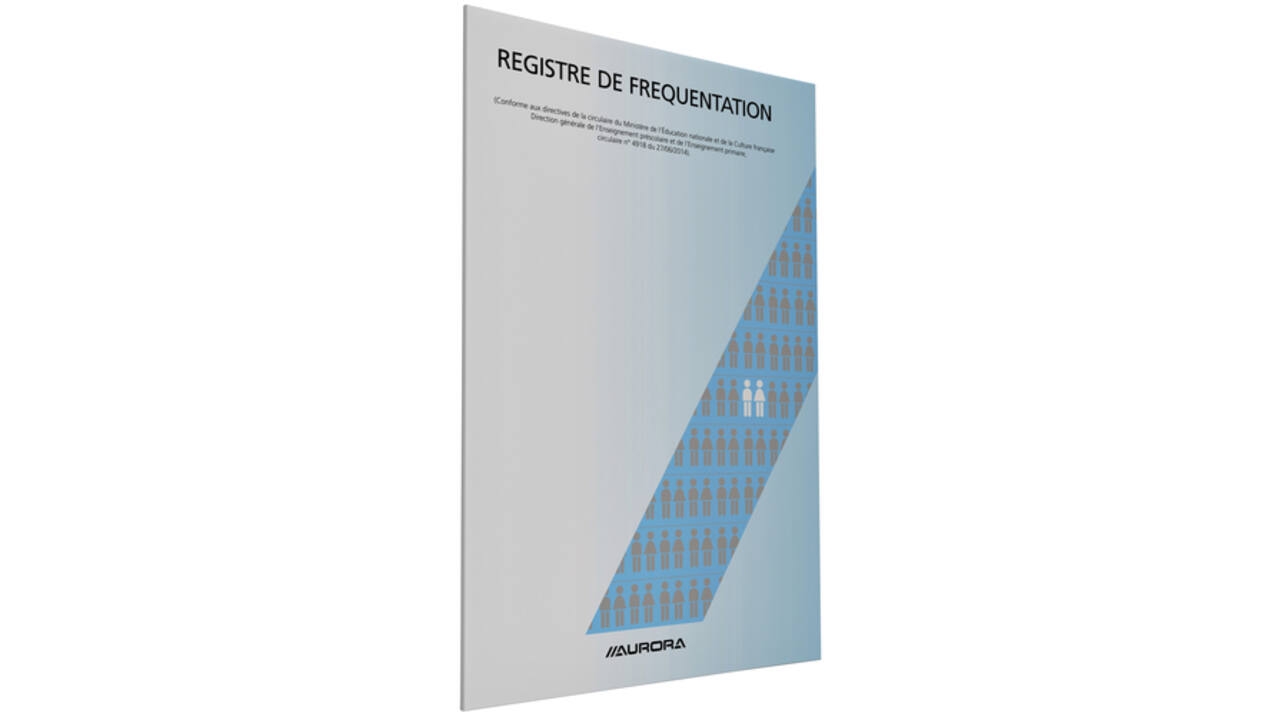 Aanwezigheidsregister Aurora A4 Franstalig 64 pagina's