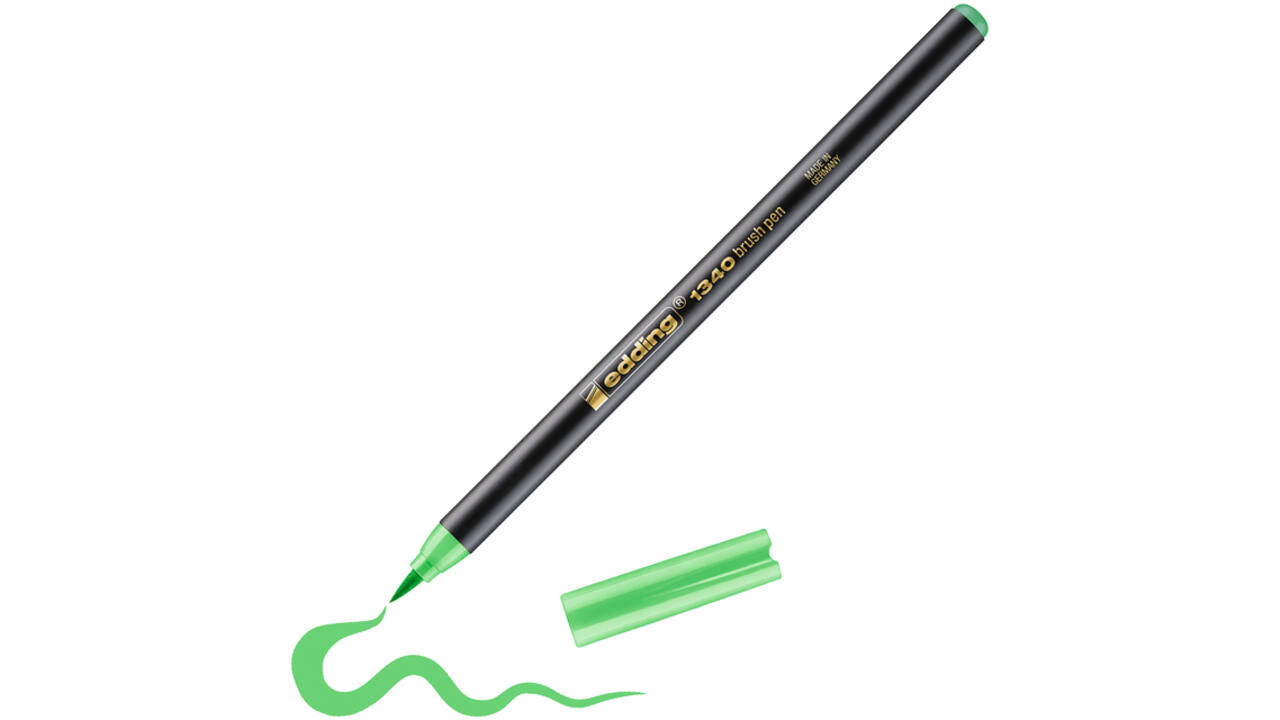 Brushpen edding 1340 lichtgroen
