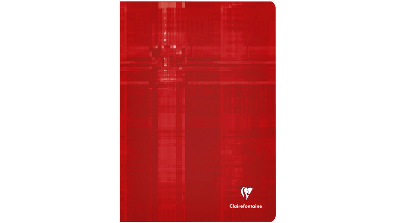 Schrift Clairefontaine A4 ruit 10x10mm 80 pagina's 90gr assorti