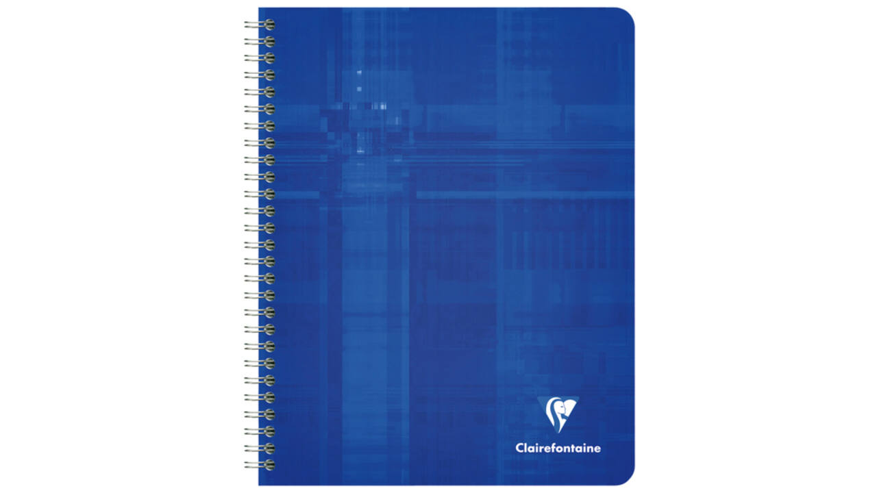 Schrift Clairefontaine A5+ ruit 5x5mm 120 pagina's 90gr assorti