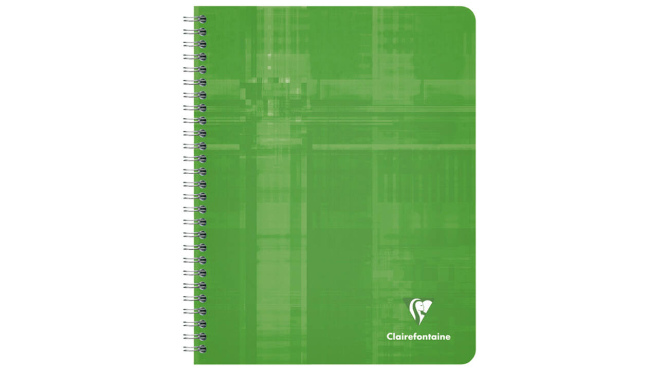 Schrift Clairefontaine A5+ ruit 5x5mm 120 pagina's 90gr assorti
