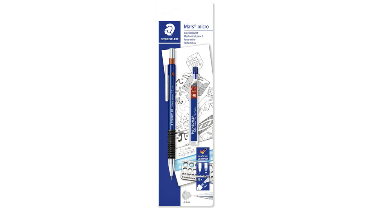 Vulpotlood Staedtler Marsmicro 0.5mm + extra fijnstiften