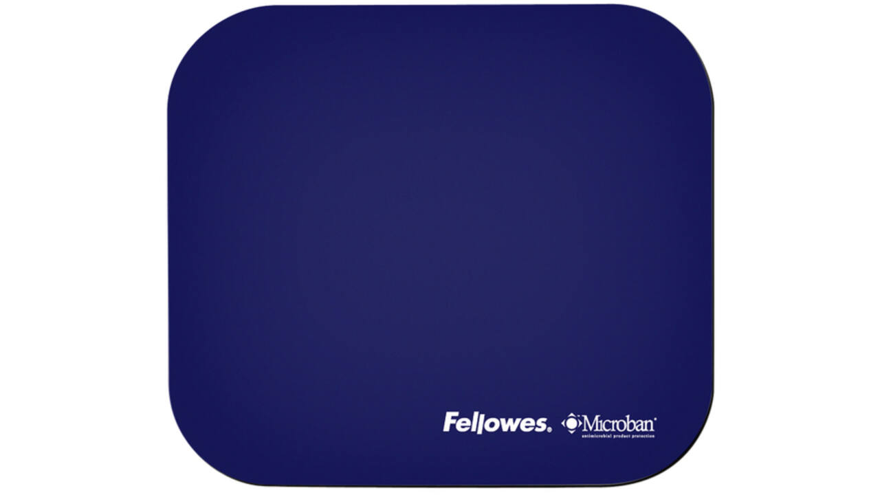Muismat Fellowes Microban antibacterieel blauw