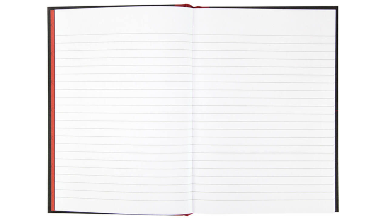 Notitieboek Oxford Black n' Red A5 96vel lijn