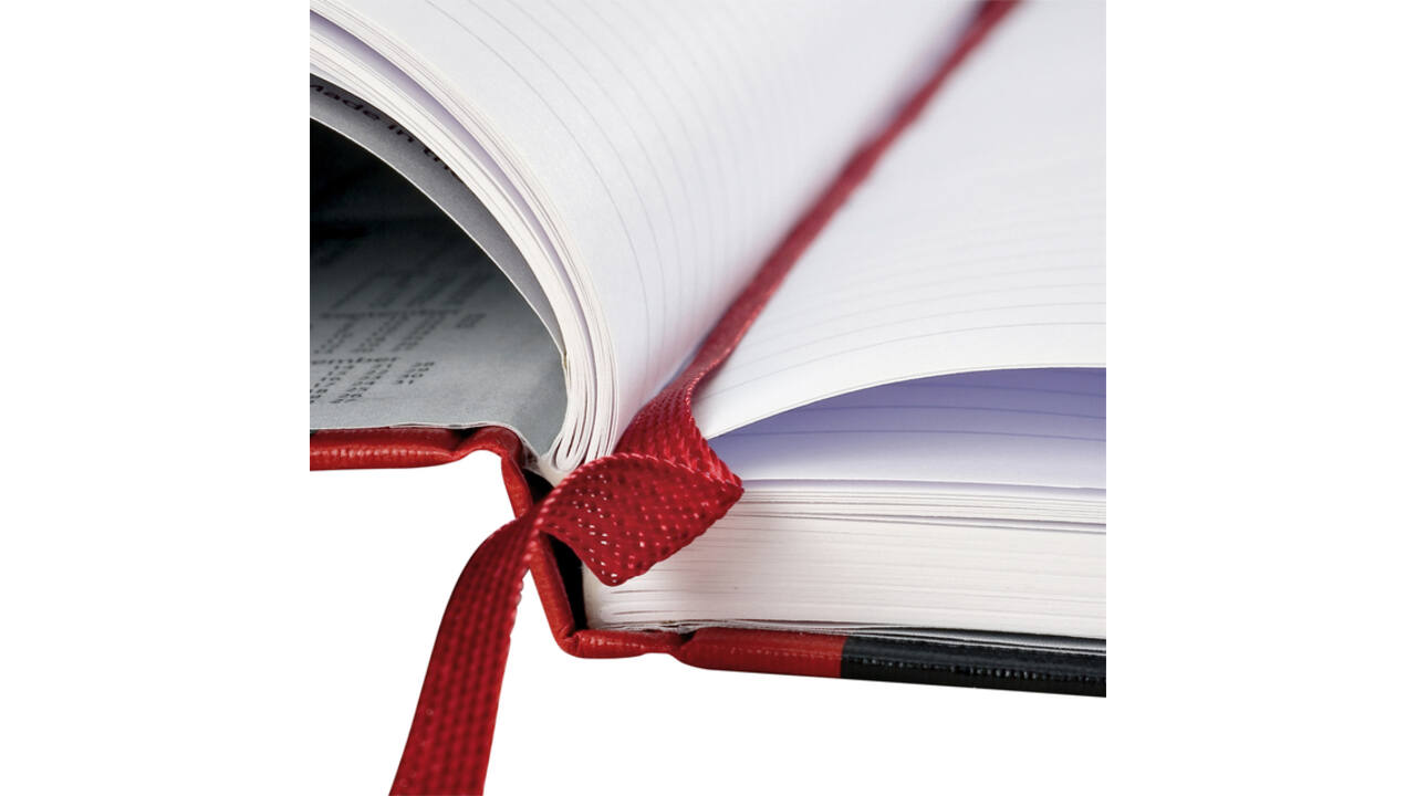 Notitieboek Oxford Black n' Red A5 96vel lijn